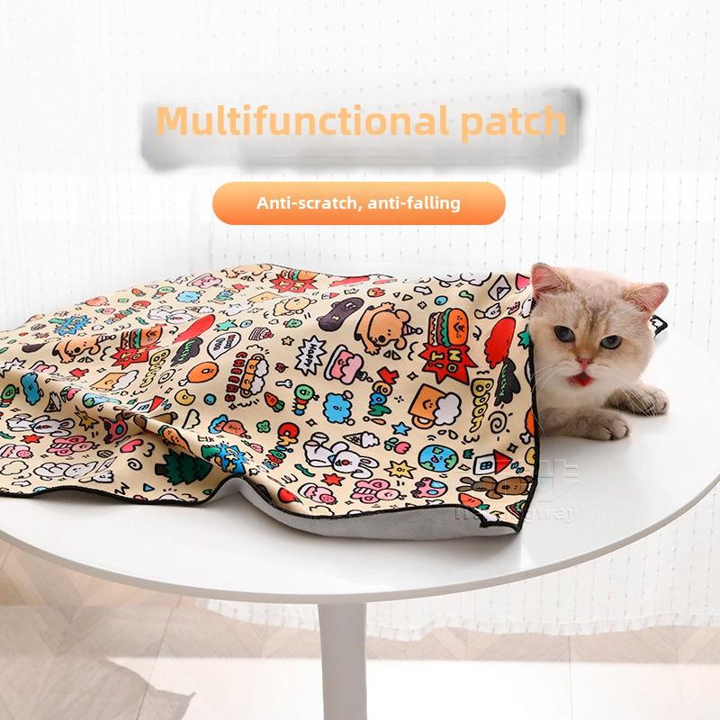 Multi functional cat wrap anti scratch and anti run cat fixed towel pet wrap cloth cat fixed wrap cat wrap cloth bag cat toy bag 6