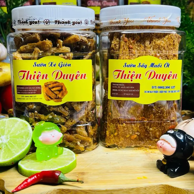 Combo sườn tẩm muối ớt và sườn xé chiên giòn tổng 2 loại 500gam