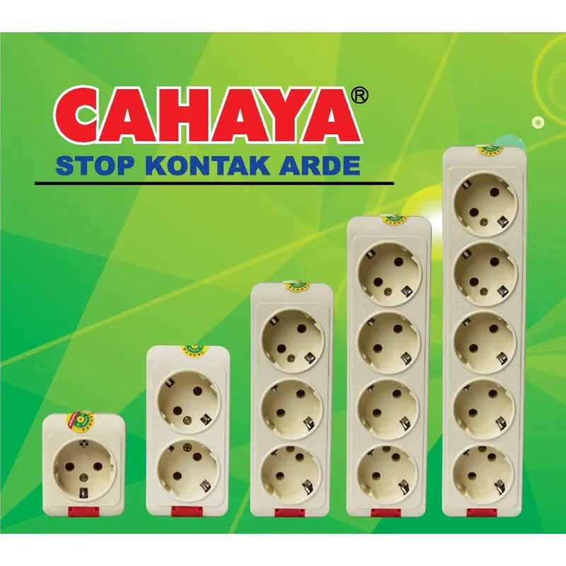 [HAO] STOP KONTAK LUBANG/SOCKET GEPENG/SOCKET CAHAYA SNI 1