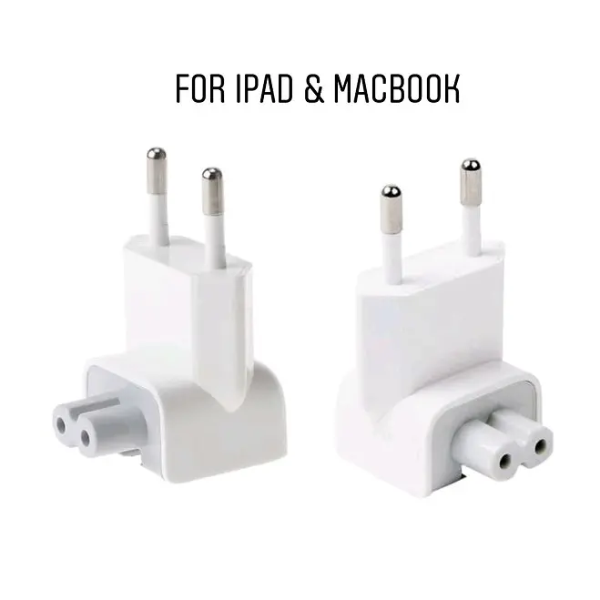 Steker Adapter Magsafe Kepala Colokan Kaki 2 EU AC PLUG for Macbook / iPad