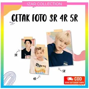 [COD] Cetak Foto 3R 4R 5R Gambar Custom Bebas Anime KPOP Foto Pribadi