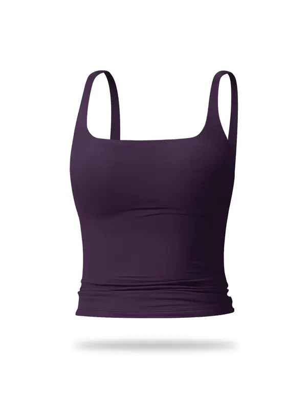 Women's Solid Color Sports Tank Top, Casual Comfy Breathable Sleeveless Sports Vest Top for Yoga Gym Workout Running, Ladies Sportswear Clothes for All Seasons Valentine's Day, gift 8