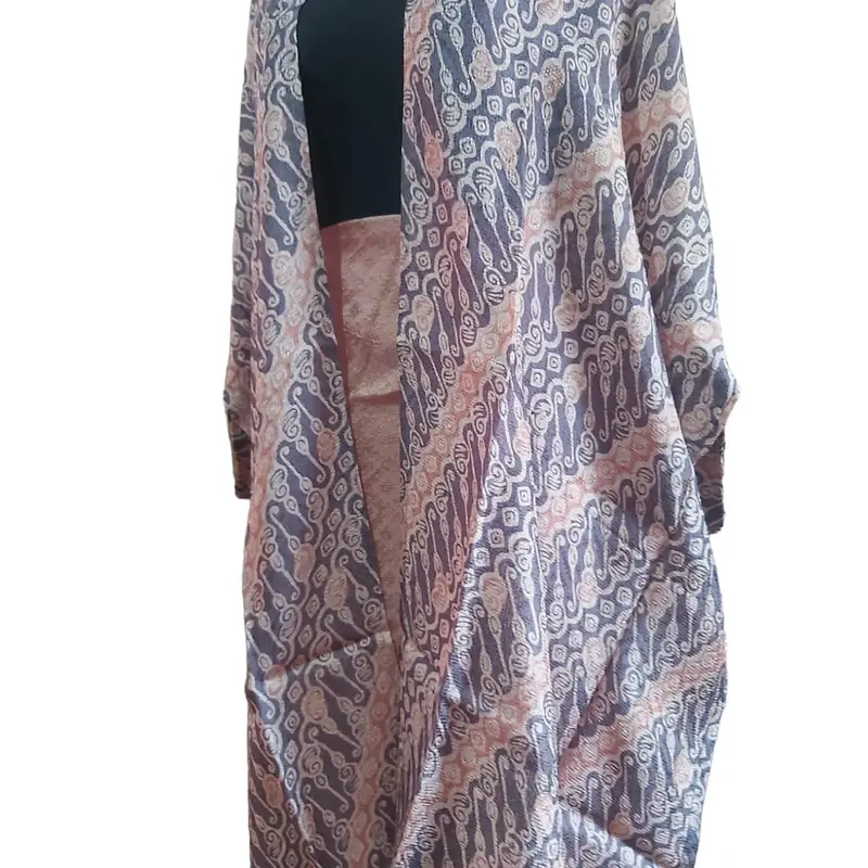 outer batik viscos mewah Atasan Baju Motif Panjang 6