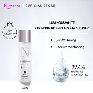 QIANSOTO X PREMIERE BEAUTE Essence Toner Niacinamide Centella Luminous White Glow Brightening 120ml toner pemutih wajah toner jerawat repair toner