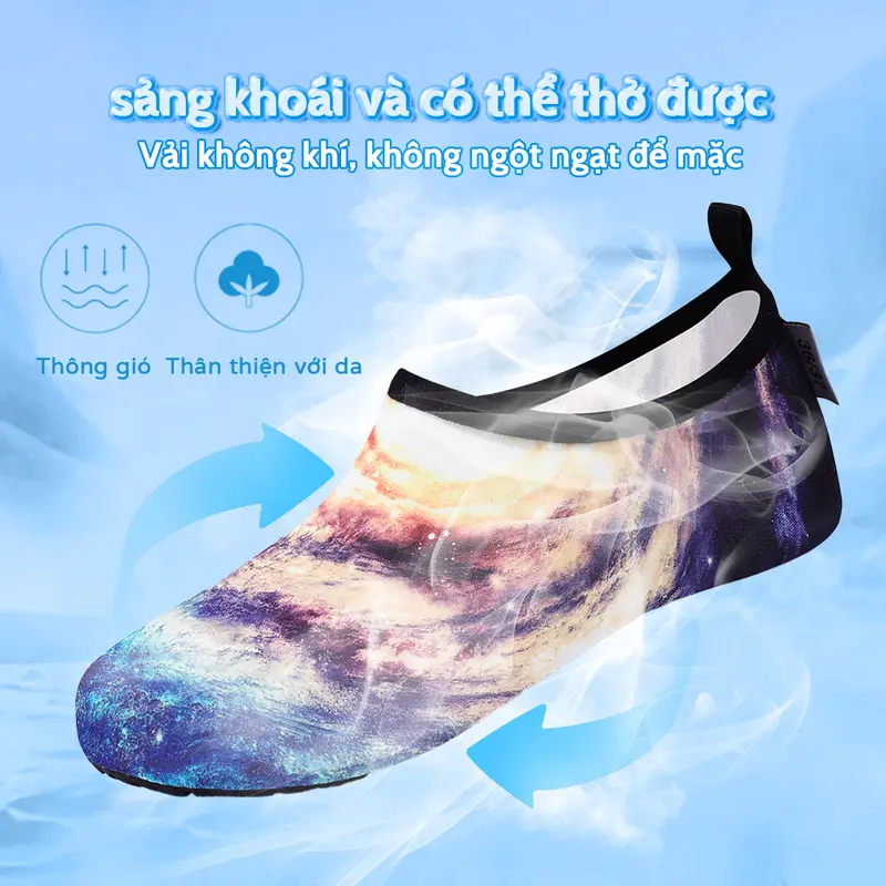 Coolloog - Giày Nước Unisex | Phù Hợp Cho Đi Xe Đạp, Yoga, Bơi Lội, Thể Dục Và Hoạt Động Biển | Giày Đi Biển, Giày Nước, Giày Bơi|Chống Trơn Trượt, Chống Cắt, Đế Dày Thoải Mái | Lý Tưởng Cho Các Hoạt Động Ngoài Trời, Công Viên Nước, Đi Biển Và Tập Thể Dục 4