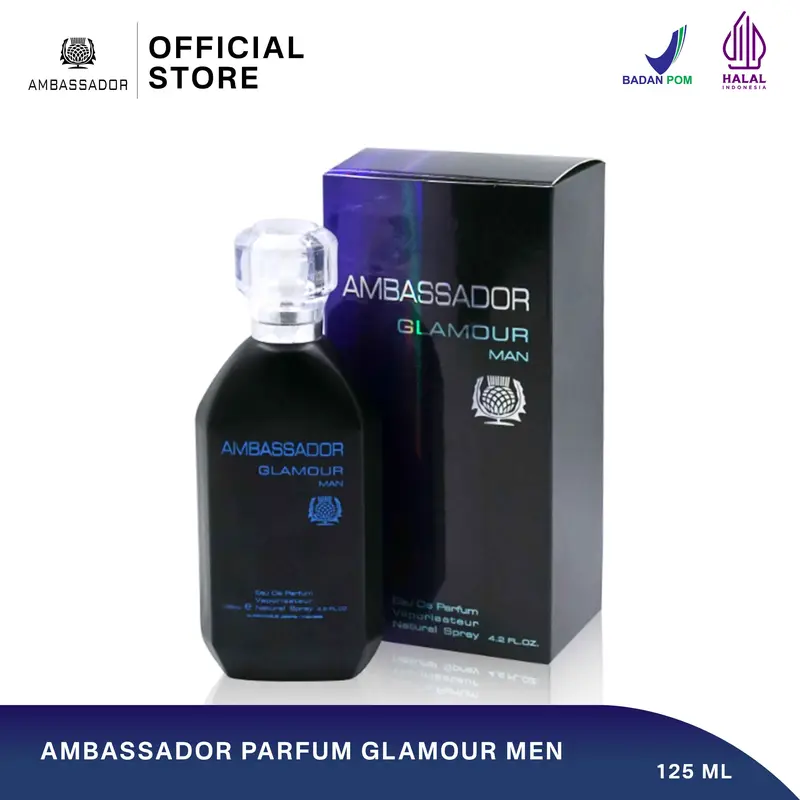 Ambassador Eau De Parfum Glamour Men - 125ml