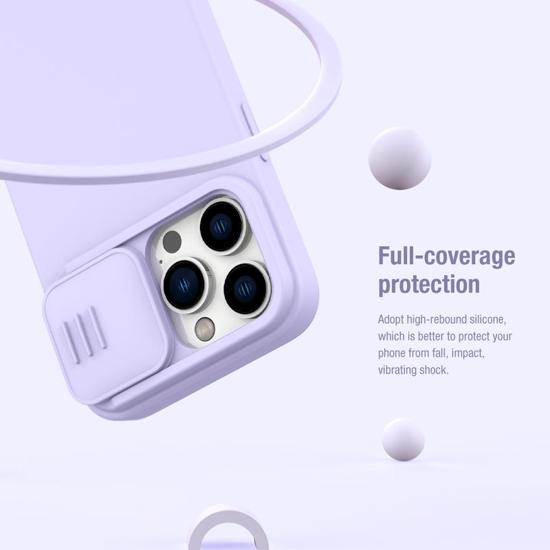 Case iPhone 14 Pro Max Plus CamShield Silky Camera NILLKIN Magnetic Casing 2