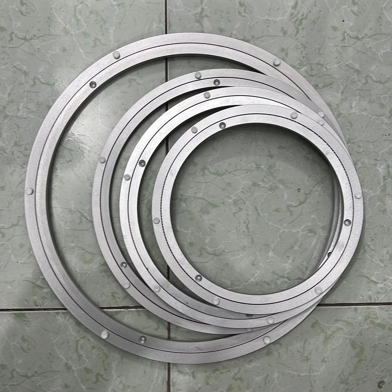 Vòng xoay bàn ăn nhôm Horeca, 8 nút nhựa chống trượt, dễ vệ sinh và di chuyển