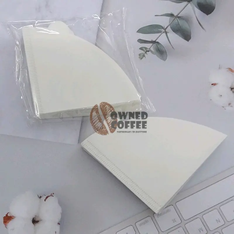 V60 Coffee Filter Paper - Kertas Kopi V60 - Cone Shaped Bottom - Size 01 - 40pcs Kitchenware 1