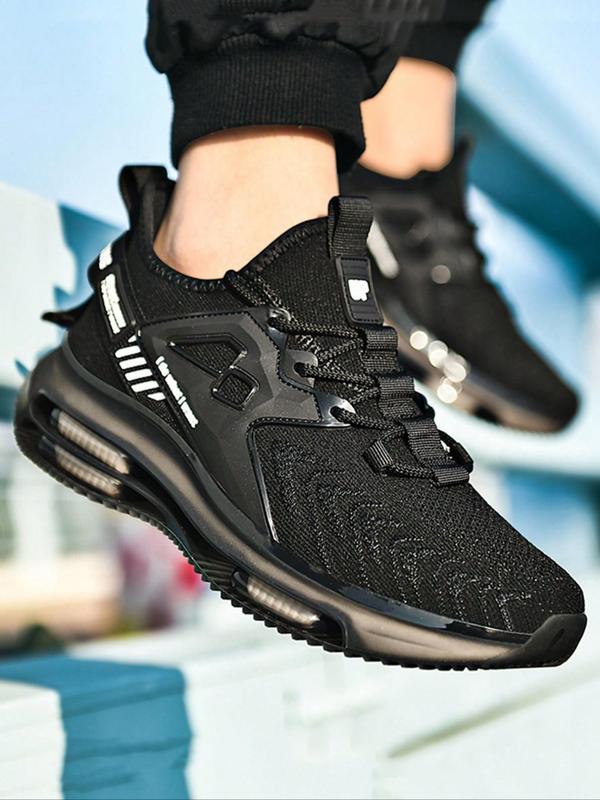 Men's Fashionable Lace Up Low Top Sneakers, Casual Comfortable Sports Running Shoes, Trendy All-match Sneakers for Daily Wear 3