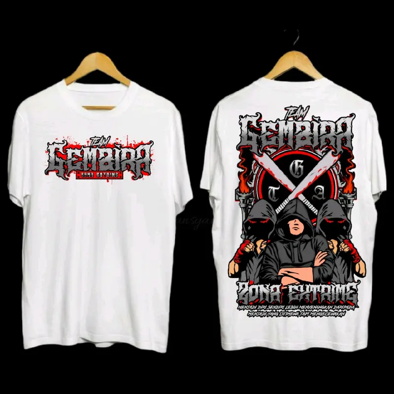 Kaos TEAM GEMBIRA Katun Combed 1