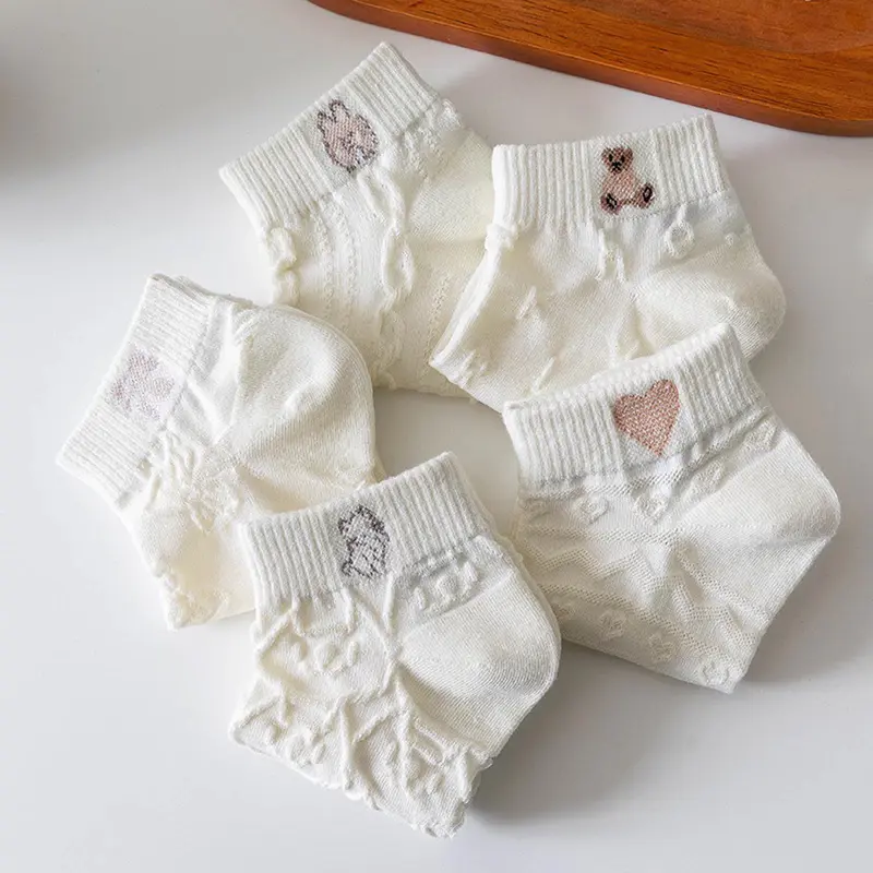 Vớ Trắng Cao Cổ Cotton SANDANI - Phù Hợp Mang Cùng Sandal & Menswear Cổ Cao 7