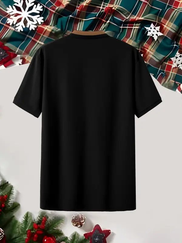 【Plus Size】 Men's Regular Fit Polo Shirt, Casual Short Sleeve Collared Top for Summer, Fashion Men's Clothes for Daily Wear 1