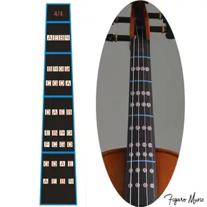 Violin sticker fingerboard / stiker fingerboard biola