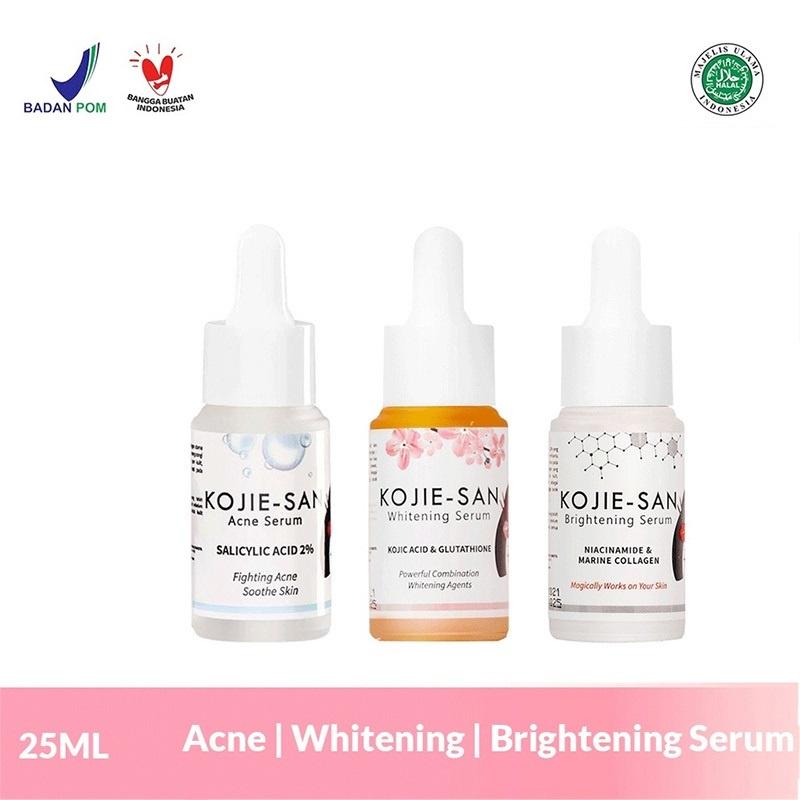 ( AKU MURAH ) New Paket Kojie san 5in1 / Body Lotion 100g / Toner+Cleanser 100ml / Face Lightening Cream 30gr / Kojic Acid Soap 65gr / Serum Kojiesan 25ml Original 100% BPOM Cleanser Kerutan Membersihkan Mencerahkan Muka Vitamin Wajah 8
