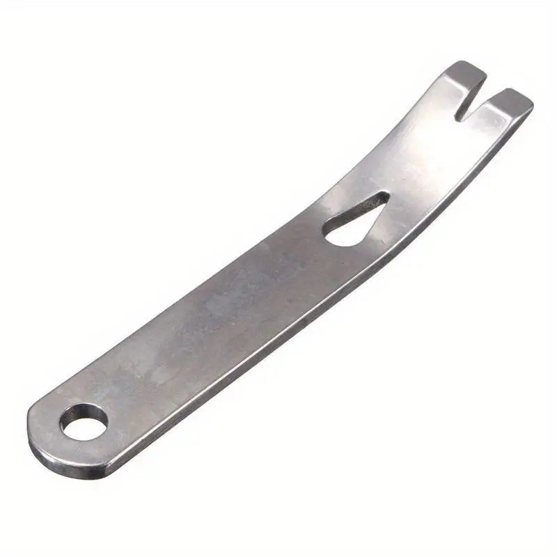Mini Crank Crowbar, Pocket Pry Bar, Keychain Multi Tool Survival Scraper, Stainless Steel Camping Tool