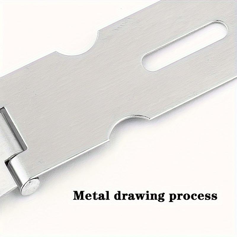 Product Introduction of Khóa Chốt Cửa Tủ Bằng Thép Không Gỉ, Kích Thước 2,6 Inch, Chốt Cửa Mũi Cố Định, Khóa Cửa Gỗ Cổ Điển Phụ Kiện Phần Cứng Cải Tạo Nhà Cửa Cửa Hàng, 1 Cái 6
