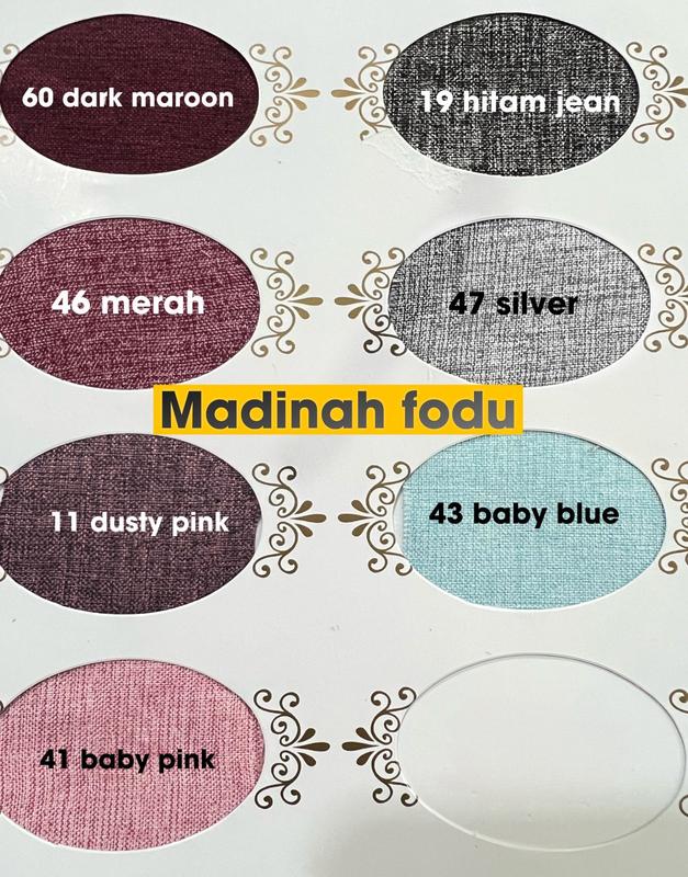 Bahan Kain Katun Cotton Madinah madina fodu Premium Grosir 1 Roll 40 Yard 3