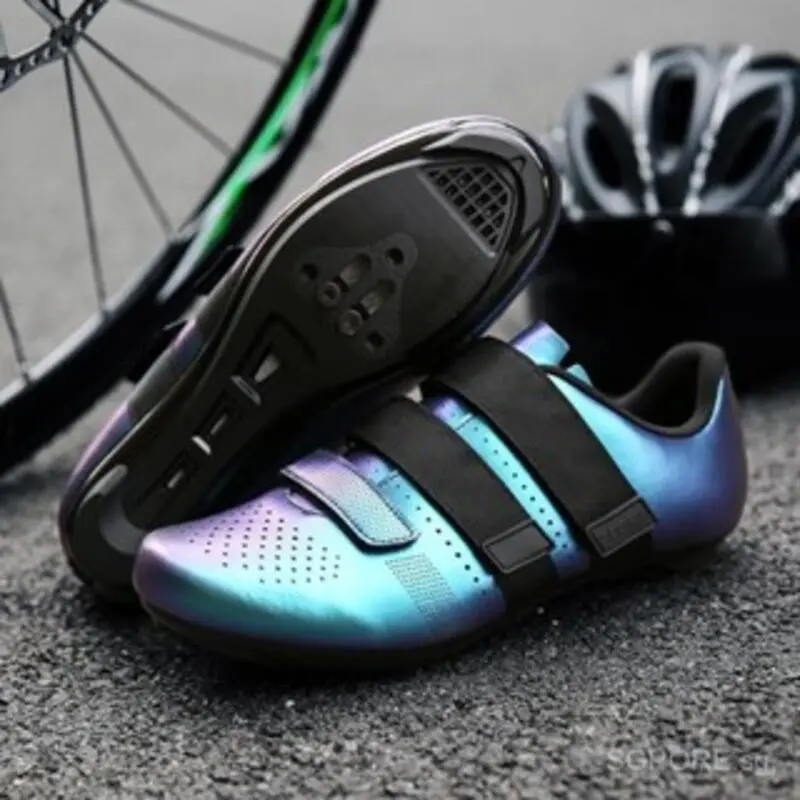 Shoes Mountain Bike Cycg Pro Race MTB Self-Locking Bicycle Sneakers Size 36-47 YH1Z
