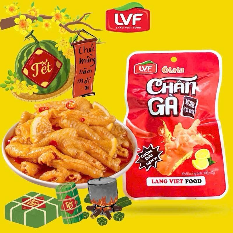 Chân Gà Rút Xương Ố LaLa Loại 26g Combo 20 30 40 50 Nhà Làng Việt Food Hàng Việt Nam + Tặng Muối Chấm Chua Cay