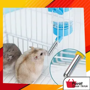 BISA COD Bo5525 Botol Minum Hewan 80 ML / Botol Minum Hamster / Tempat Minum Kelinci & Hamster / Botol Dot Tempat Minum Gantung