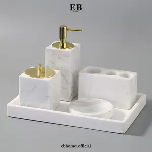 Perlengkapan Kamar Mandi Set / Luxury Marble Bathroom 85/2