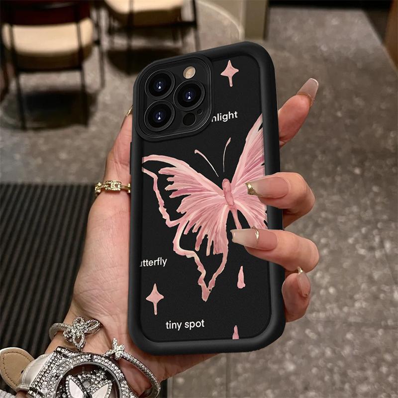 Product Introduction of Case for Redmi Note 13  Pro A2 A1 Note 12 Note11S Redmi13C12C 10C 10 10A 9C 9A 9T POCO M5S Note12Pro 11Pro 10S 9S 9Pro Poco X5 5G X3 NFC X3 Pro Pro pink butterfly Soft Cover Rixuan 3C 17