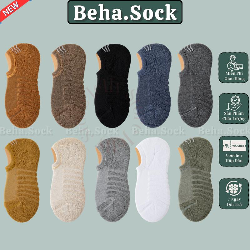 Set 10 Đôi Tất Vớ Lười Nam Thiết Kế Lớp Lông Dày Dặn 0