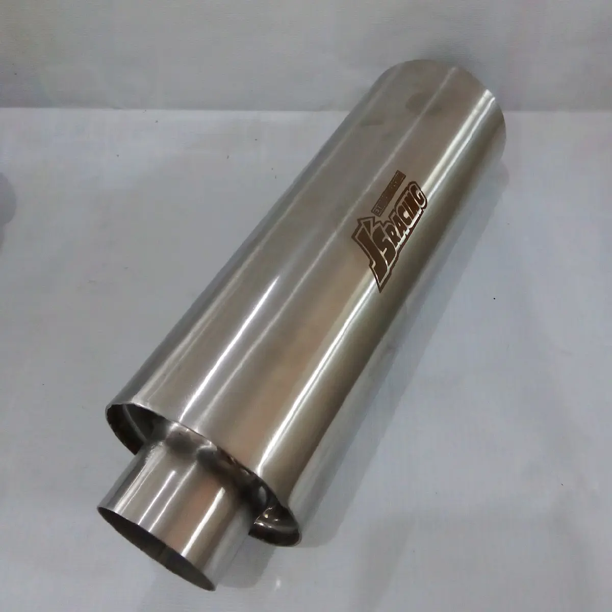 RESONATOR JS RACING FULL STAINLESS UNTUK SEMUA MOBIL