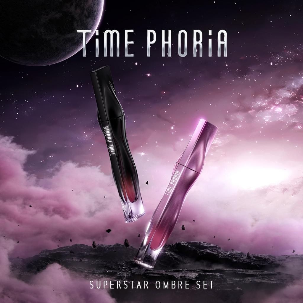 【COD 】 [Ready Stock]  Time Phoria Stellar Dust Lip Stain #07 Quanta | Nebula Velvet Lip Cream 002 Lu