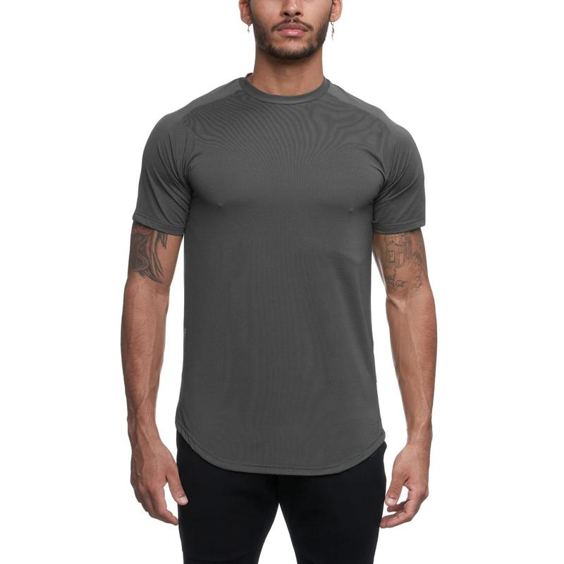 Product Introduction of T-Shirt Summer Sports Fitness Short Sleeve Men'S Quick Dry Training T-Shirt 11