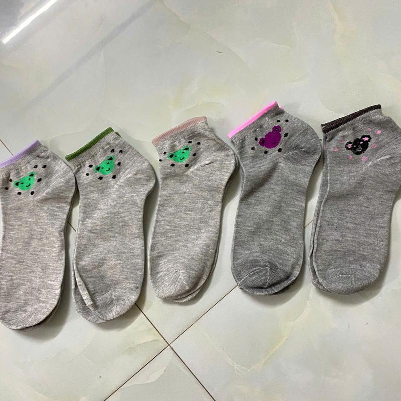 Tất ngắn nam nữ vớ chân cổ ngắn hình gấu Ngẫu Nhiên phong cách Ulzzang Hàn Quốc chất mịn chống hôi chân TC01 Haley Menswear 2