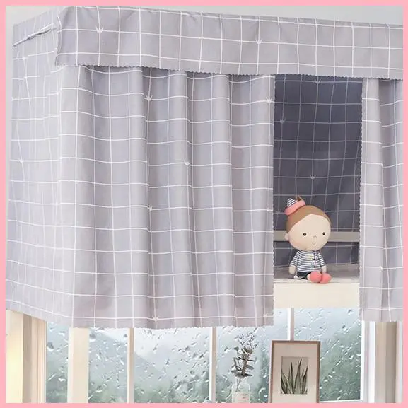 IOKAOLSHOP Rèm giường tầng ký túc xá, rèm màn giường tầng Oron (Tặng móc và dây treo) 8