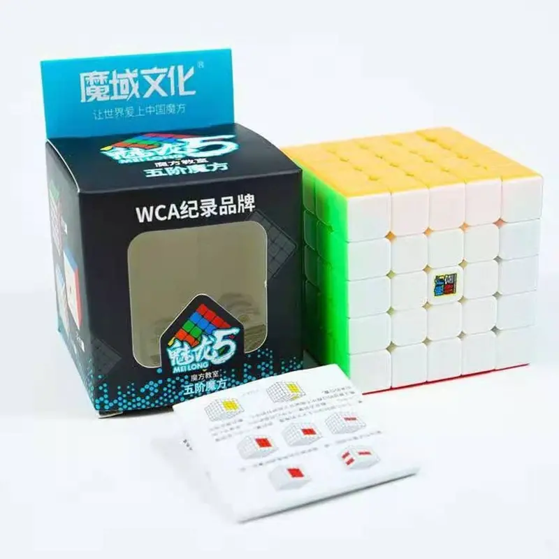 Rubik 5x5 Stickerless Xoay Trơn Siêu Mượt - Rubic 5 Tầng Toy magic  cube 7