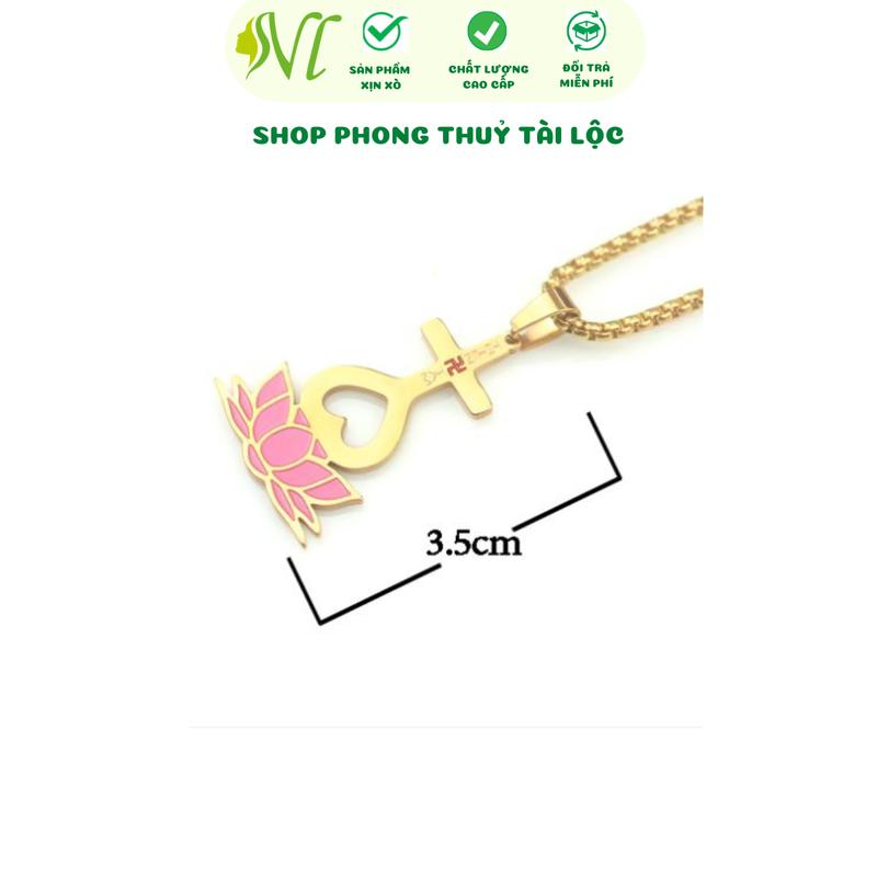Dây chuyền Thiên Tâm Đạo đẹp không đen không dị ứng xài nước  tốt - Shop Phong Thuỷ Tài Lộc dây chuyền  mặt  dây dấu thiên tâm Trang Sức 3