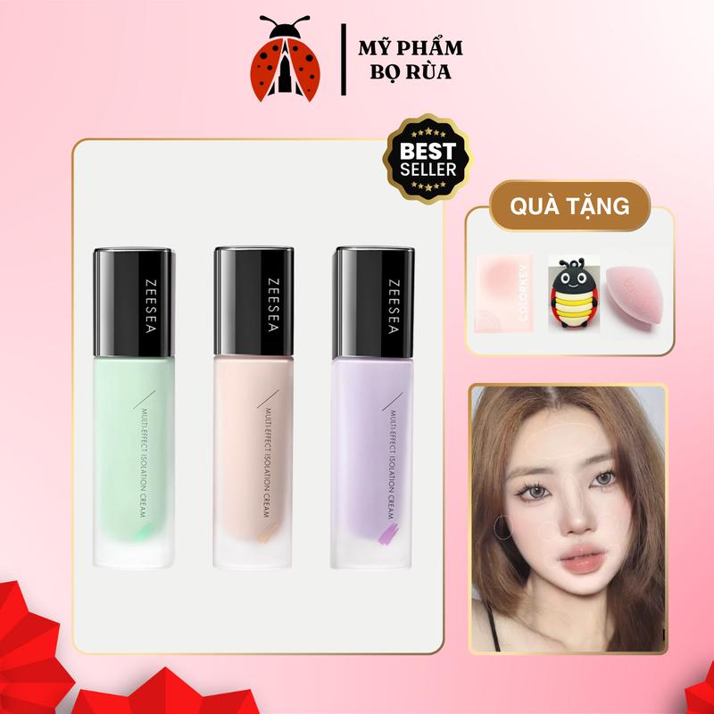 Kem lót tím  ZEESEA Sáng da Che khuyết điểm Chống nắng 30g Trang Điểm Cosmetic Mỹ Phẩm Nữ