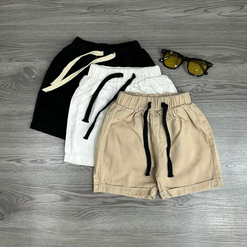 quần sooc kaki phong cách basic cho bé đi học đi chơi 3 màu có sz từ 9-22kg [Shop Linh kids 88)