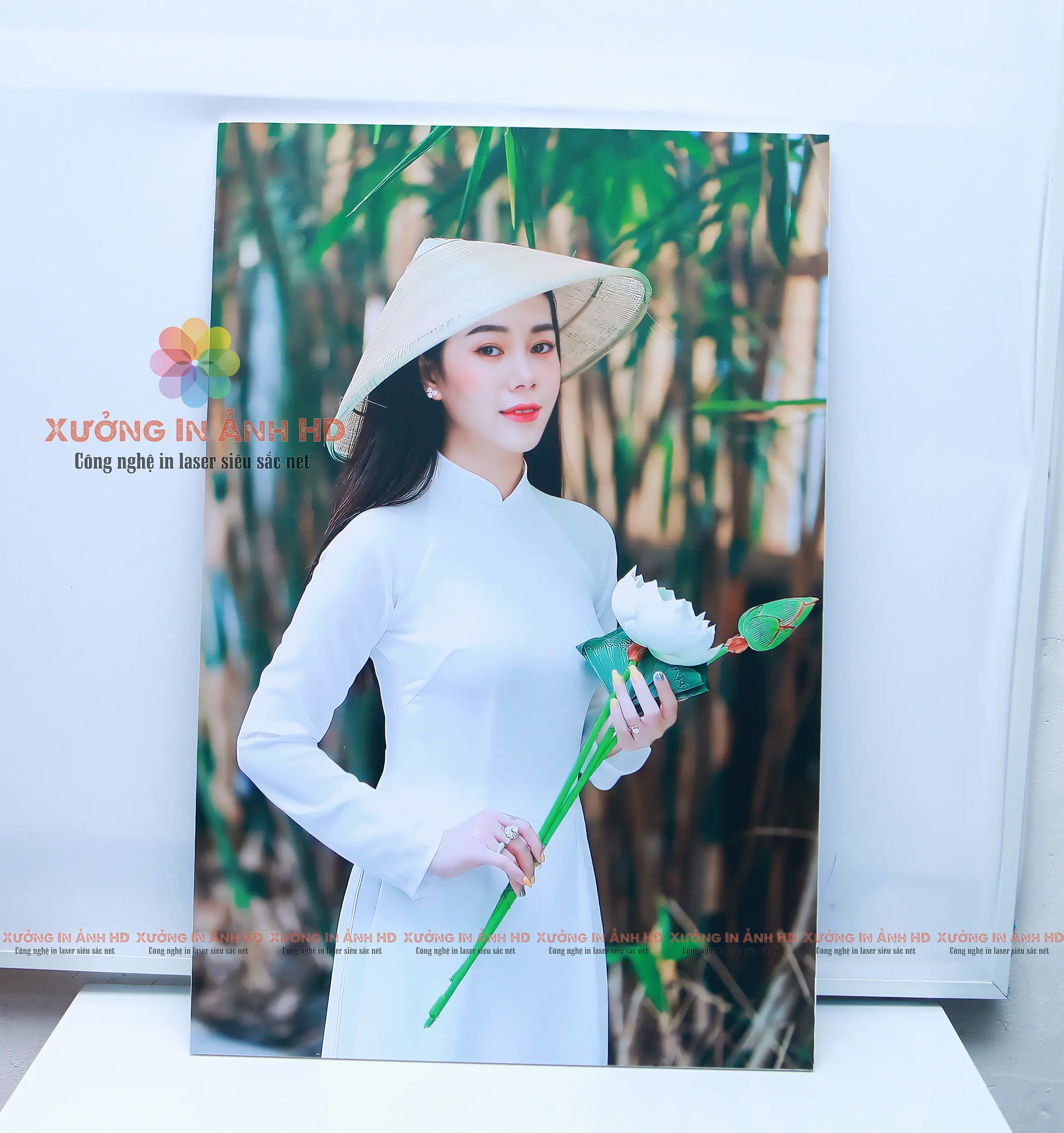 Khung ảnh treo tường 40x60, 30x45, 50x75 Gỗ lụa - Hỗ trợ in hình theo yêu cầu Hiện đại Khung Tranh Decor Decor Phòng