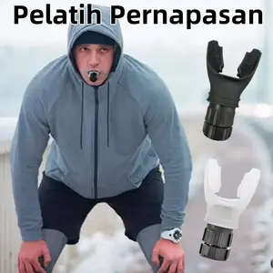 Lung Breathing Trainer Exerciser Device Pernafasan Paru Paru Untuk Lung Respirator Fitness Trainer Silikon