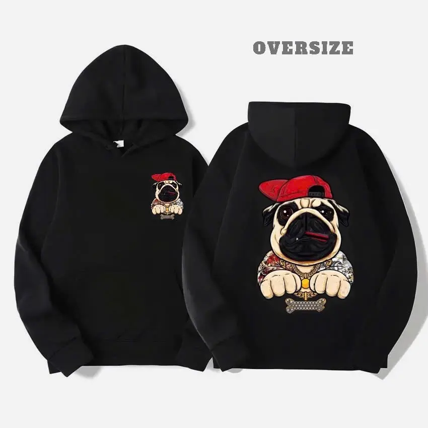 ÁO KHOÁC HOODIE NỈ In CHÓ NÓN MŨ ĐỎ FORM RỘNG UNISEX CHO NAM NỮ MẶC ĐỀU ĐẸP CÓ BIGSIZE Menswear.