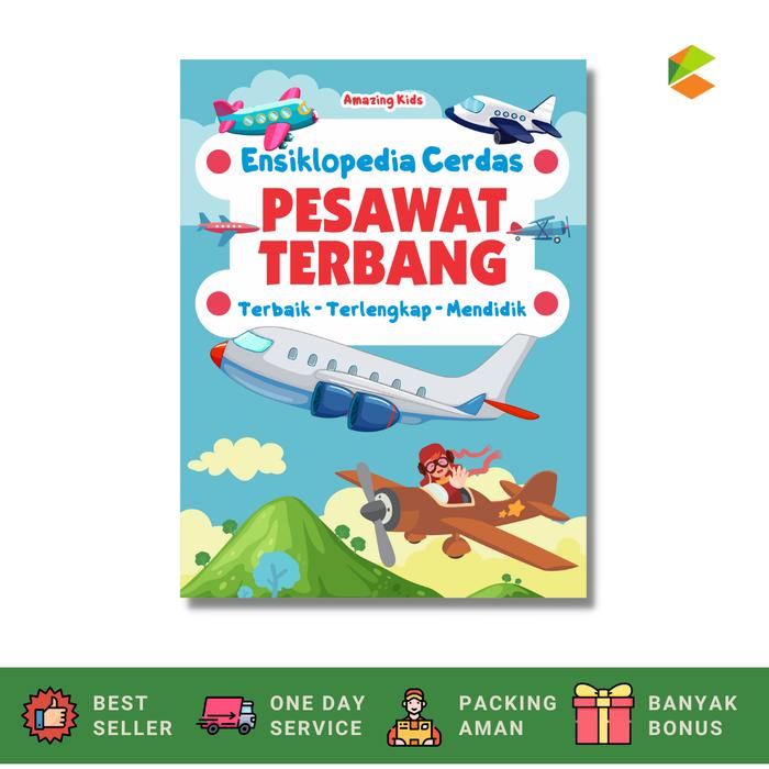 Gambar BUKU ANAK : ENSIKLOPEDIA CERDAS PESAWAT TERBANG - Hard Cover dari cklikmedia Kab. Sleman Tokopedia