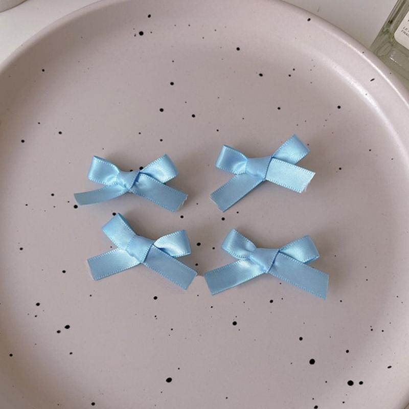 Product Introduction of 1PC New Mini Bowknot Hair Clips Fairy Hair Accessories Bow Hairpin Sweet Headwear Ribbon Barrette Girls 12