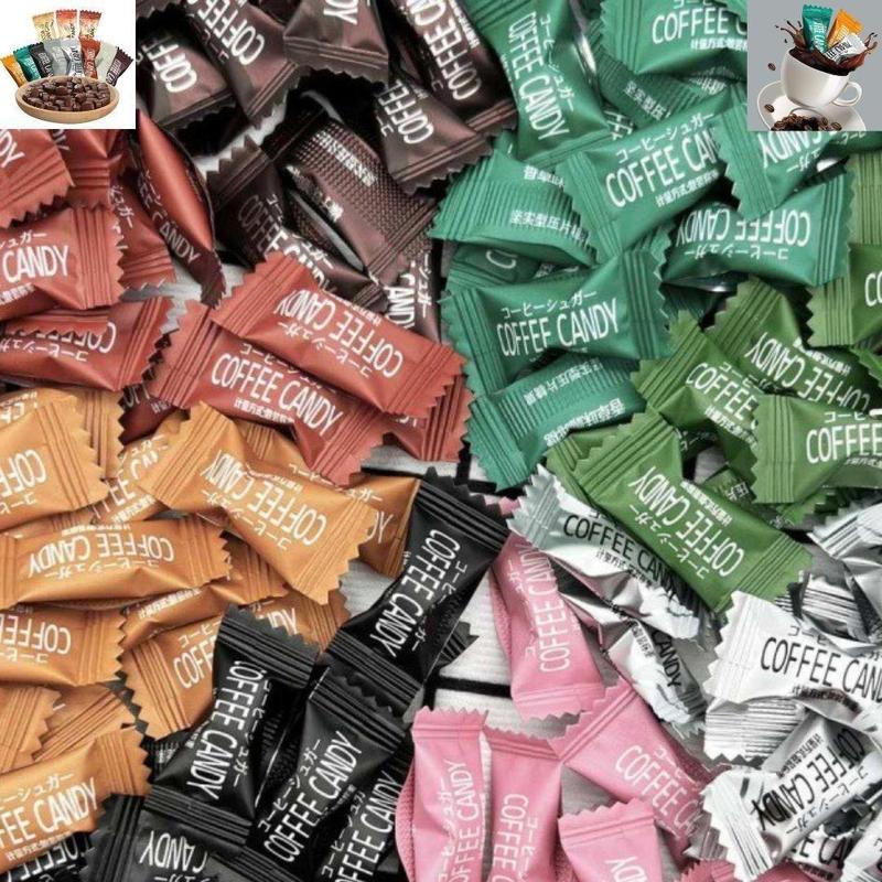 Bịch 100g~100 viên Coffee Candy Kẹo Cà Phê Không Đường Cafe Ăn Kiêng Hương Vị Cà Phê Nguyên Chất Thích Hợp Cho Người Ăn Kiêng Không Chất Tạo Màu Calo Thấp Keocaphe Keocafe