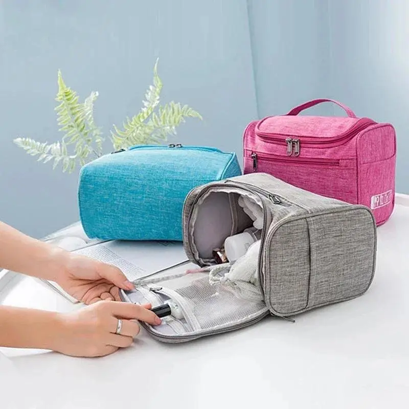 Túi Đựng Mỹ Phẩm, Thiết Kế Móc Chống Thấm Nước, Dành Cho Phụ Nữ Và Nam Giới, Túi Sắp Xếp Du Lịch, Túi Trang Điểm, Hộp Đựng Đồ Trang Điểm, Túi Đựng Đồ Vệ Sinh Cá Nhân Trong Phòng Tắm, Túi Đựng Mỹ Phẩm, Túi Đựng Mỹ Phẩm 4