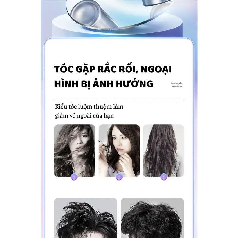 Gel Bọt Giữ Nếp Tóc Xoăn, Làm Phồng Chân Tóc, Bồng Bềnh Mchoix Tạo Kiểu Dễ Dàng, Dưỡng Ẩm, Bảo Vệ Tóc, Dành Cho Cả Nam Và Nữ 8