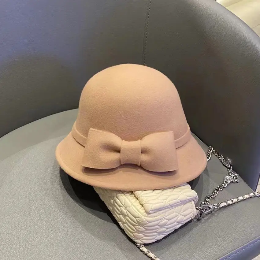 Mũ Nữ, Xếp Nếp Đẹp, Trơn​​ Women Trang Trí Cap nón  của  sakura maga  hats