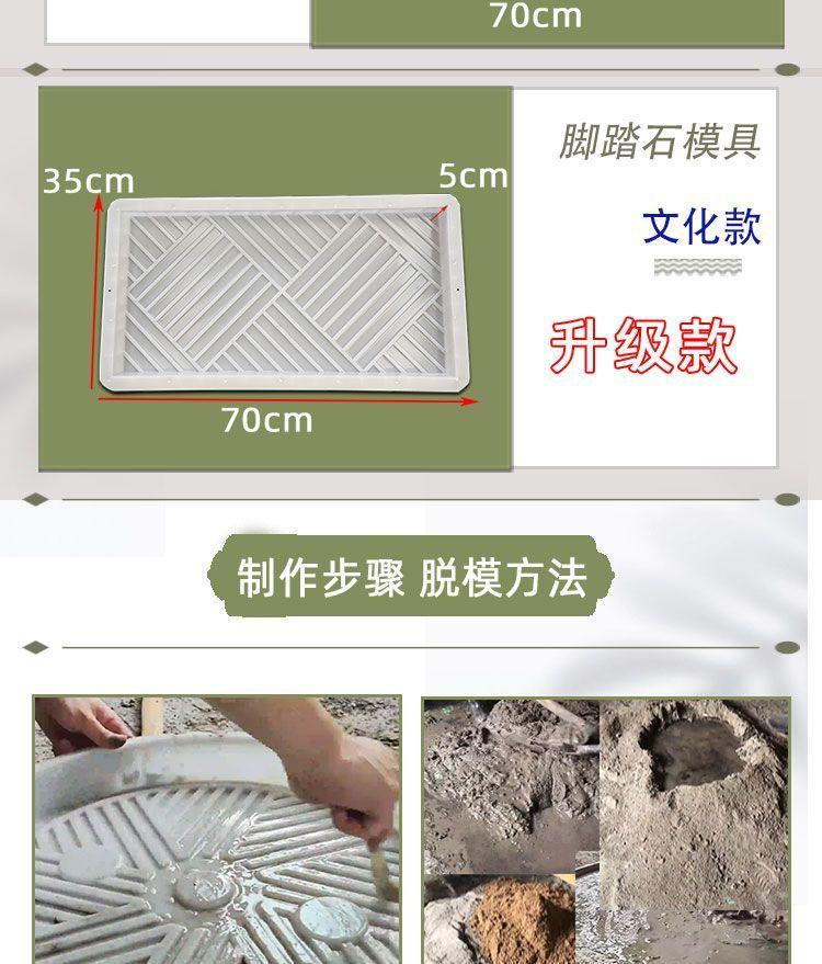 Product Introduction of Rural Vegetable Garden Flower Pool Fence Cement Mold Garden Enclosure Brick Pastoral Style Decoration Outdoor Side Stone Lotus Enclosure Brick 19