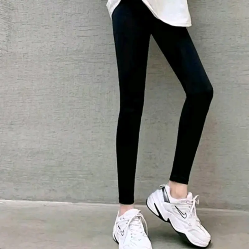 combo3 quần dài legging thun nữ ôm gọn cạp cao 2 túi trước có giãn 4 chiều cotton dày Q3 Women 3