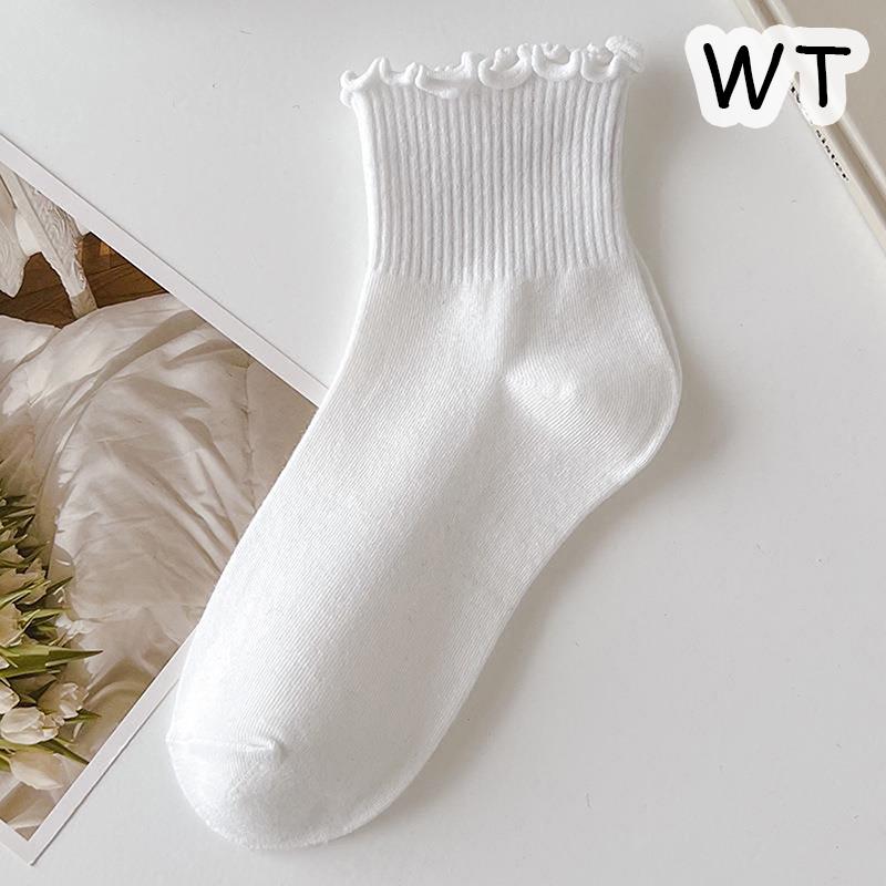 Product Introduction of Vớ Mắt Cá Chân Chất Liệu Bông, Dành Cho Phụ Nữ Và Trẻ Em Gái, Phong Cách Kawaii Dễ Thương Và Hàn Quốc, Thích Hợp Cho Mùa Hè Và Mùa Xuân, Màu Đen Và Trắng, Ống Giữa, Vớ Nhật Bản, Phong Cách INS 26
