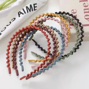 Bando Fashion Doff Model Gelombang Wanita Fashion Rambut Korea Warna anak dewasa headbands